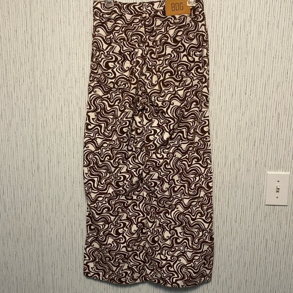 BDG Swirl Pattern Pants in Brown and White & Wide Corduroy Pant Size 27 - Picture 9 of 9